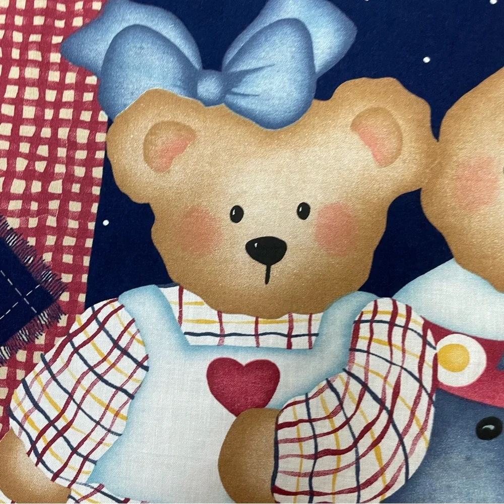 Vintage 1997 Daisy Kingdom Quilt Panel Fabric Project Applique Sew Baby #K32